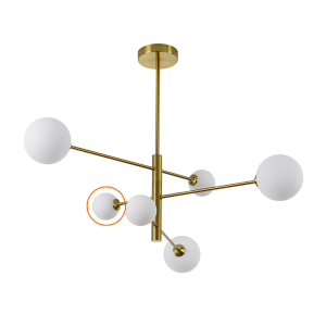 Zapasowy mały klosz Dorado 4 i 6