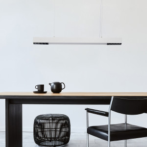 Lampa wisząca Cali M biała Tuya LED CCT