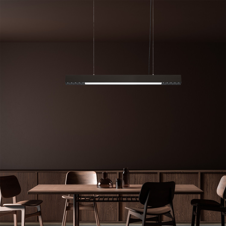 Lampa wisząca Cali M czarna Tuya LED CCT - 9074