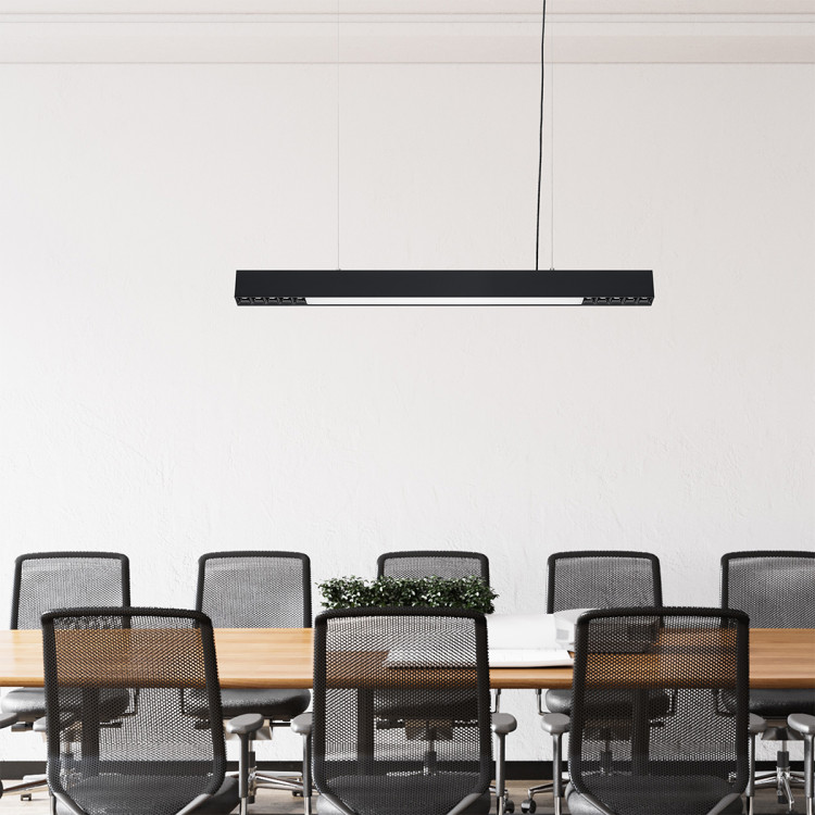 Lampa wisząca Cali M czarna Tuya LED CCT - 9076