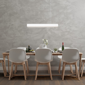 Lampa wisząca Mira M biała Tuya LED CCT