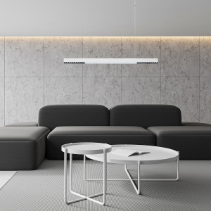 Lampa wisząca Cali L biała Tuya LED CCT