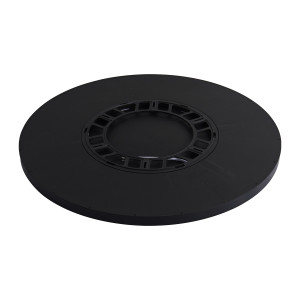 Plafon California 30 cm czarny LED CCT