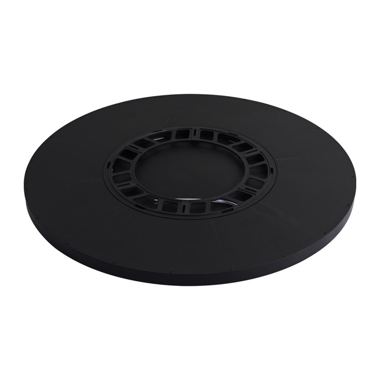Plafon California 30 cm czarny LED CCT - 9165