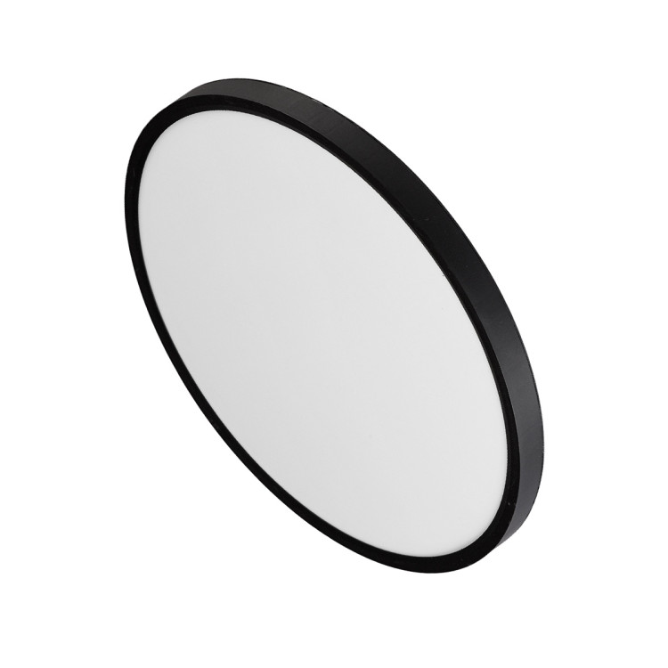 Plafon California 30 cm czarny LED CCT - 9173