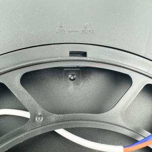 Plafon California 40 cm czarny LED CCT