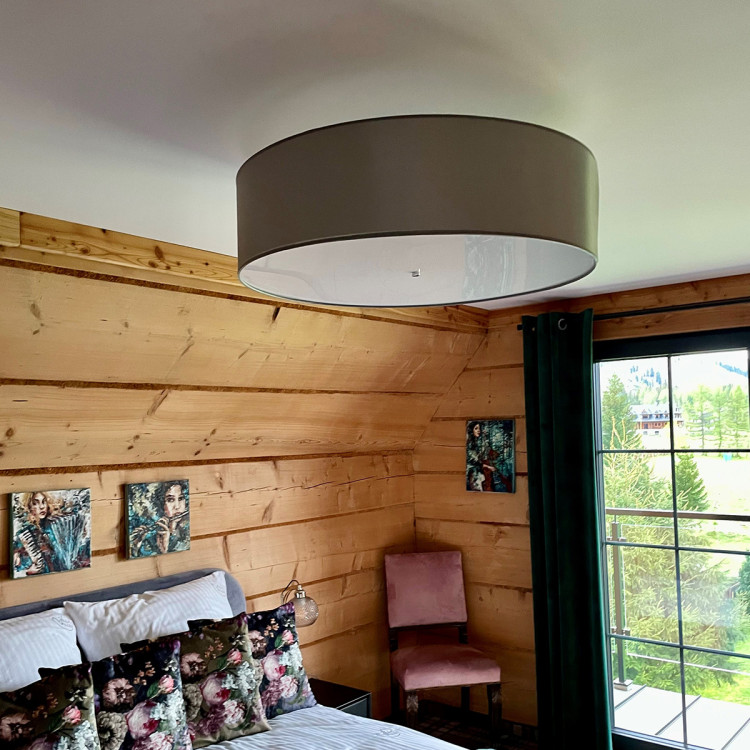 Plafon Girona szary 50 cm 3xE27 - 9270