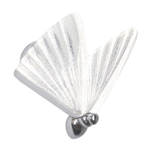 Kinkiet Mariposa srebrny LED CCT