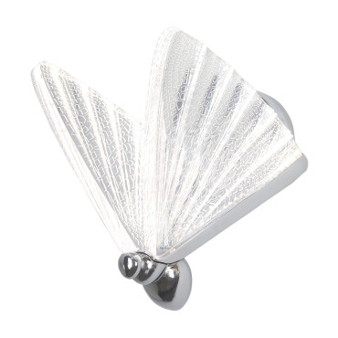 Kinkiet Mariposa srebrny LED CCT