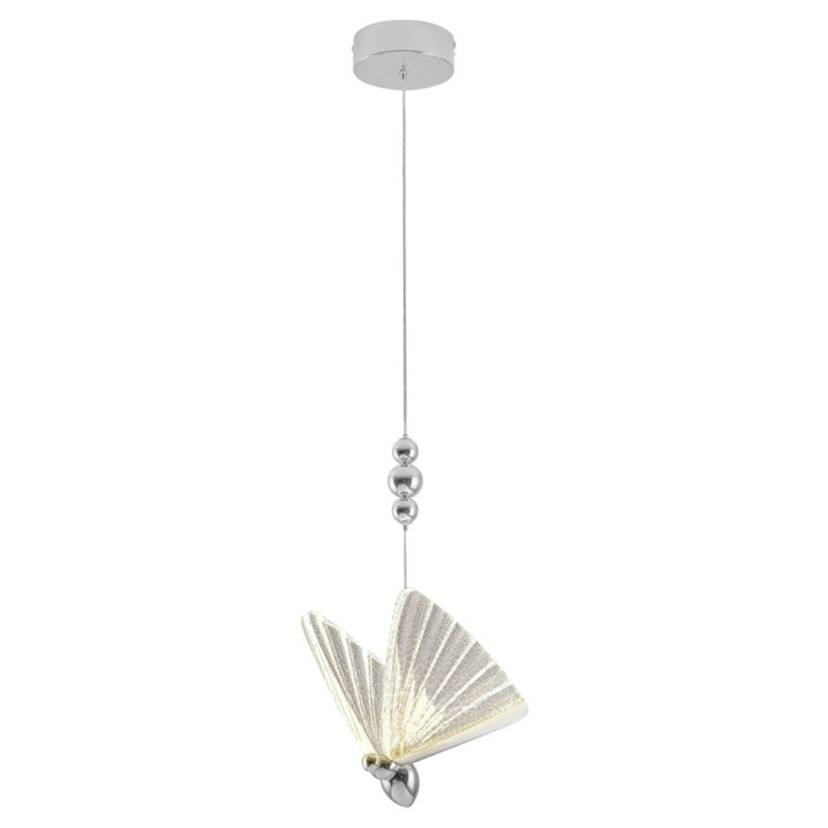 Lampa wisząca Mariposa 1 srebrna LED CCT - 9317