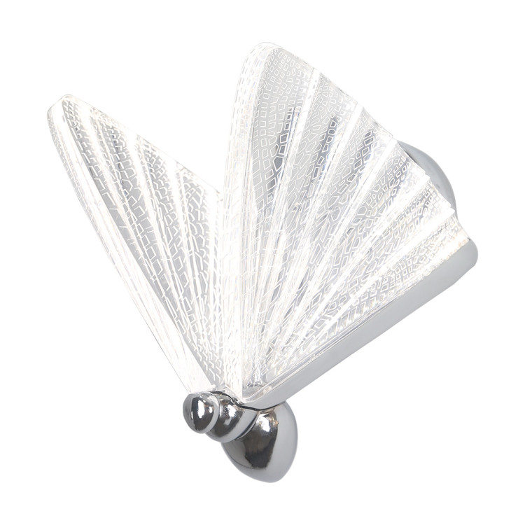 Kinkiet Mariposa srebrny LED CCT - 9395