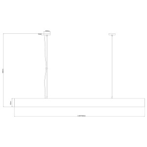 Lampa wisząca Cali L biała Tuya LED CCT
