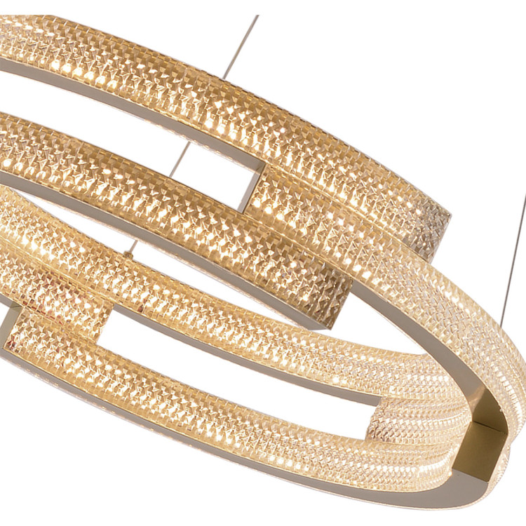 Lampa wisząca Tarja złota LED CCT - 9452