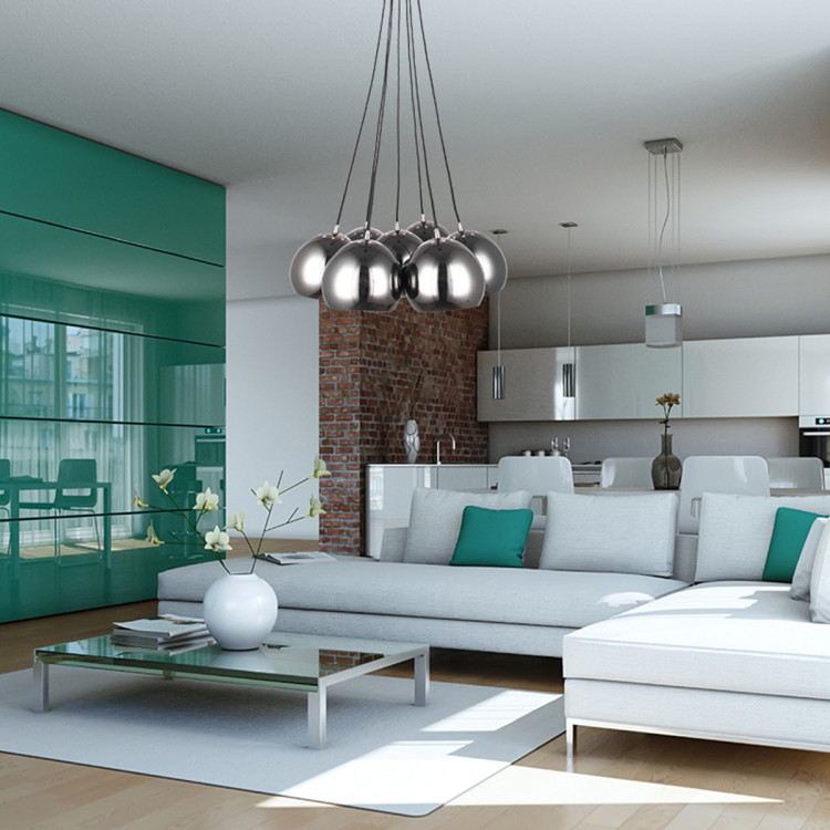 Lampa wisząca Punto grafitowa 7xE14 - 9454