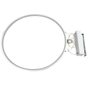 Lampa wisząca Mirror S biała IP44 LED CCT