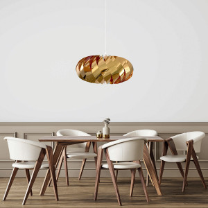 Lampa wisząca Jet złota 1xE27