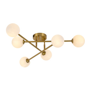 Lampa sufitowa Dorado złota 6xG9