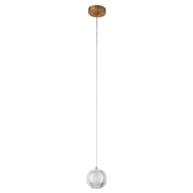 Lampa wisząca Brillant 1 złota LED CCT - 9556