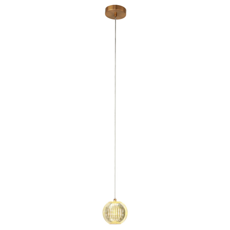 Lampa wisząca Brillant 1 złota LED CCT - 9557