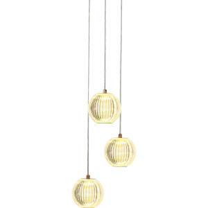 Lampa wisząca Brillant 3 złota LED CCT Lampa wisząca Brillant 3 złota LED CCT