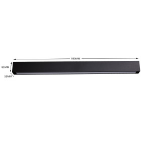 Kinkiet Ibros 93 cm czarny IP44 LED CCT