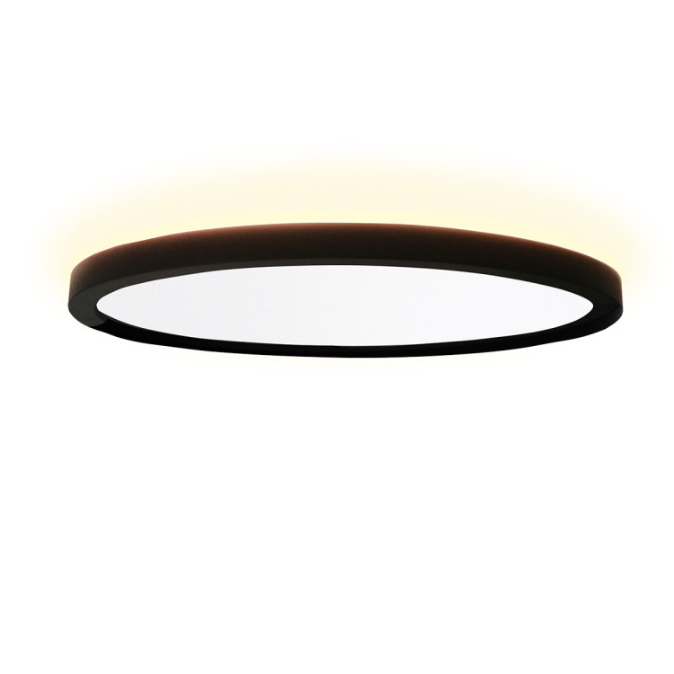 Plafon Pryzma 38 cm czarny LED CCT - 9679