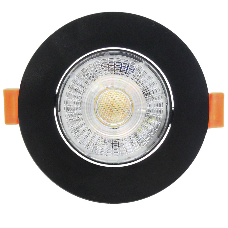 Ruchome oczko podtynkowe Plus czarne LED CCT - 9839