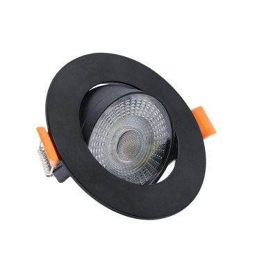 Ruchome oczko podtynkowe Plus czarne LED CCT