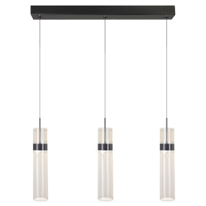 Lampa wisząca Ambiente 3 grafitowa LED CCT