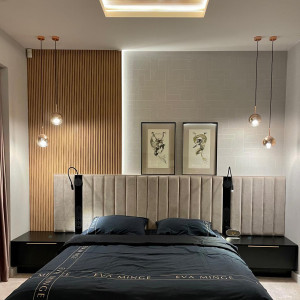 Lampa wisząca Palla miedziana 1xE14