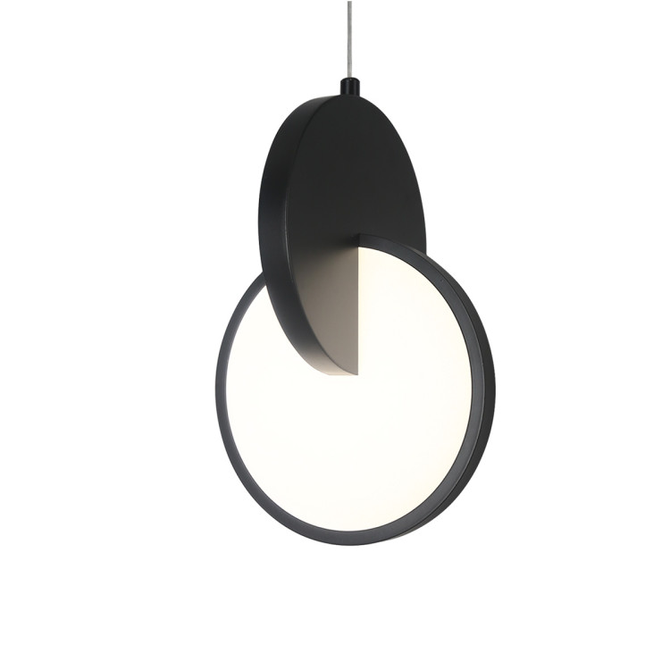 Lampa wisząca Circlo czarna LED CCT - 9953